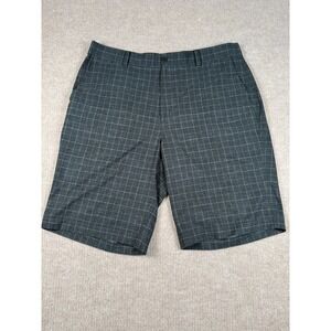 Nike Shorts Mens 36X11 Golf‎ Tour Performance Dri-Fit BlackPlaid 639801